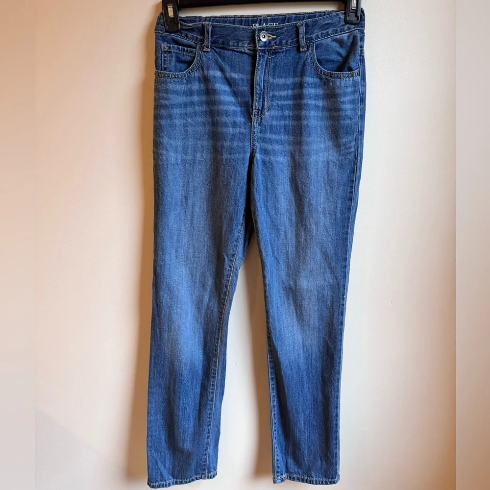 Children’s Place Straight Leg Jeans Size 14‎ Boys Adjustable Waist - Picture 3 of 6